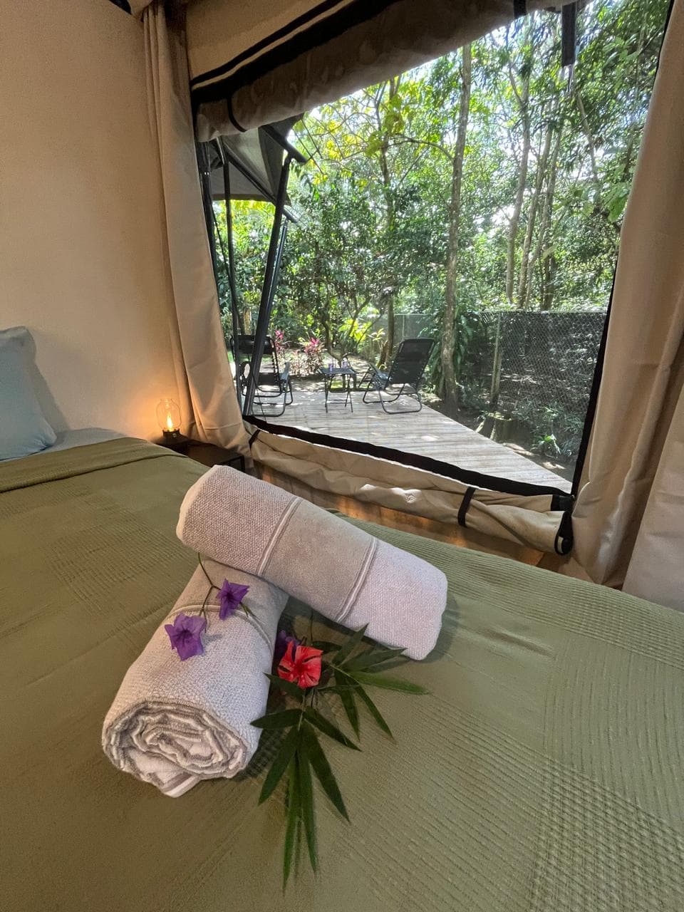 Safari Tent Hideaway, balcony/deck/porch